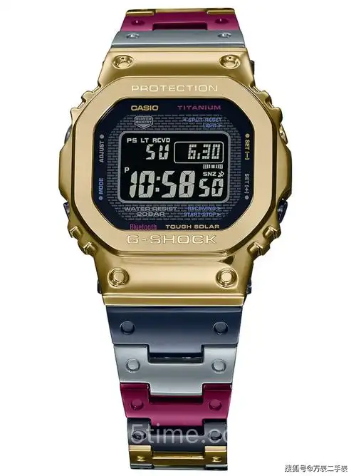 材质升级卡西欧推出新型钛合金gshock小方块