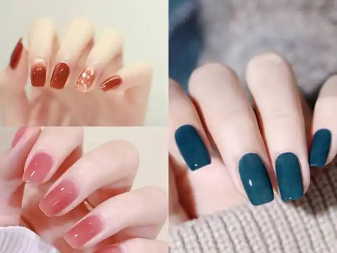 找不到适合黄黑皮的美甲?教你一招,轻松get显白美甲._颜色