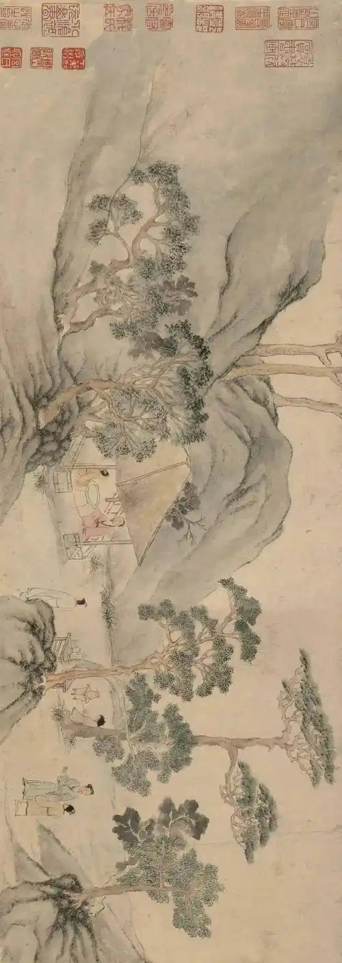 明四家之文征明的高清山水画