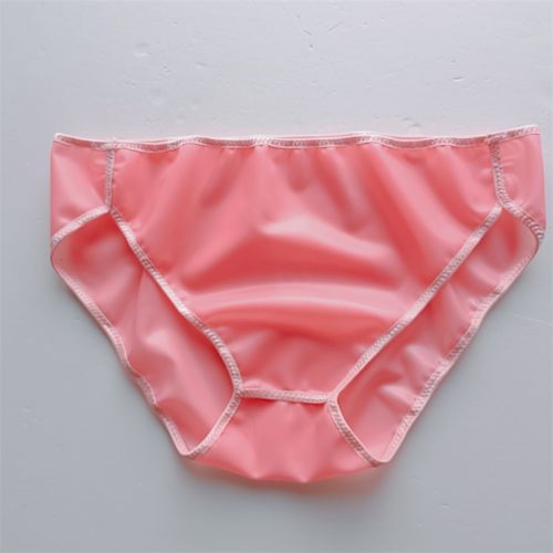 乳胶三角裤手工性感紧身胶皮薄款弹力男女女士男三角内裤