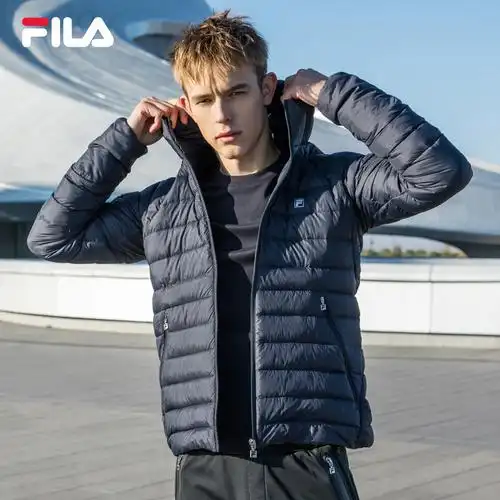 双11预售fila斐乐f51m838902a男士羽绒服