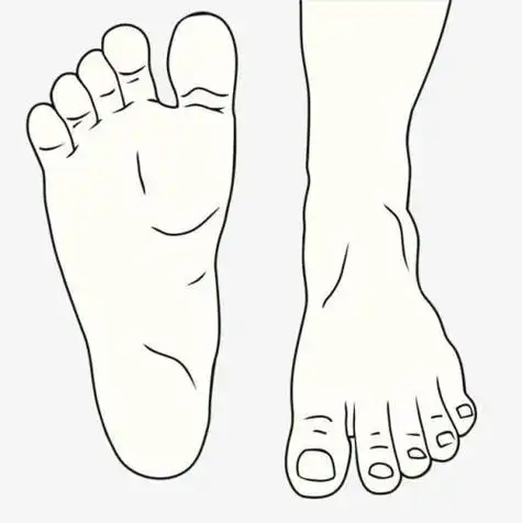 脚趾头简笔画欣赏小脚丫简笔画脚丫简笔画脚趾简笔画脚趾为简笔画可爱