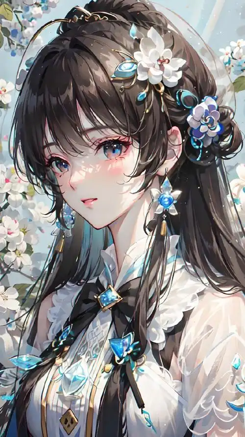 ai绘画##热门美女#动漫 女生 壁纸