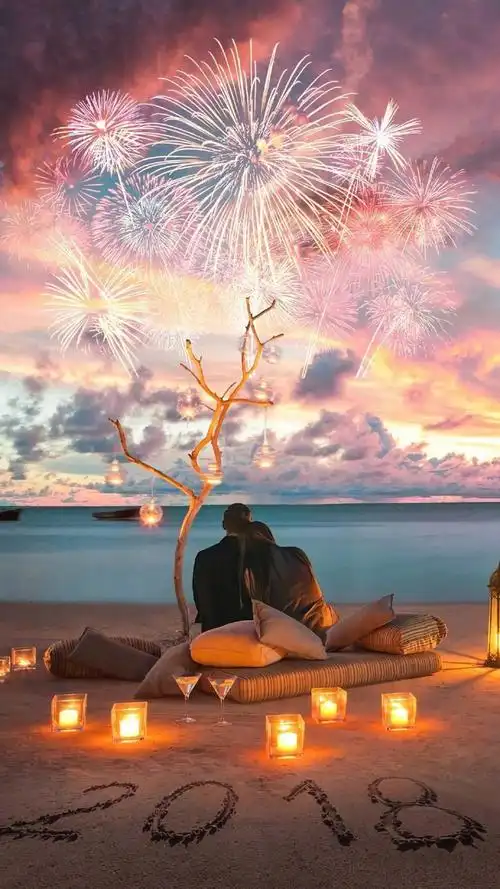 七夕唯美情侣浪漫瞬间