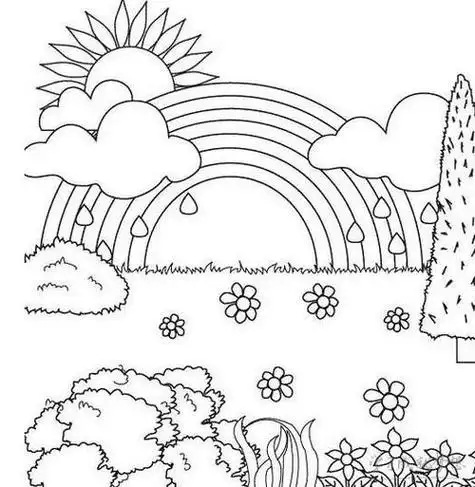 景色简笔画手账 简笔画图片大全-蒲城教育文学网