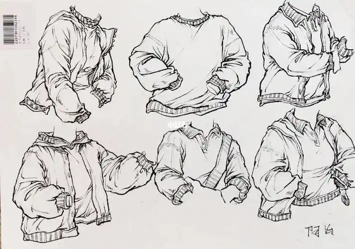 临摹的小伙伴请自取哦00#美术生  #美术生集训  #速写  #速写素材