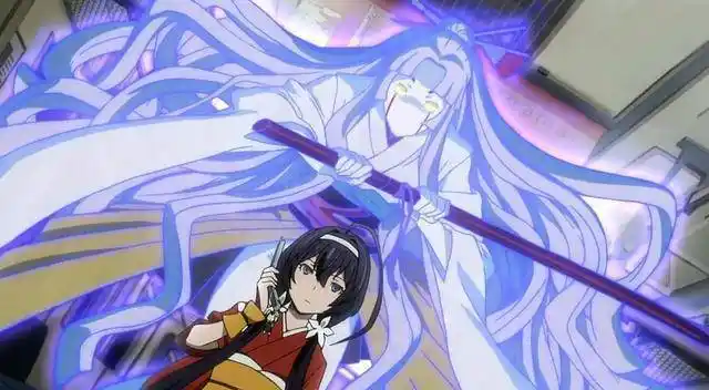 中岛由于异能尚未熟练使用,所以在和夜叉白雪对战的前半部分都处于下