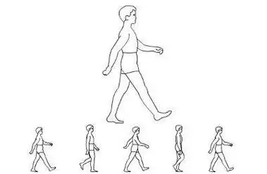 侧面人物走路简笔画 走路的人简笔画 侧面-图片大观-奇异网