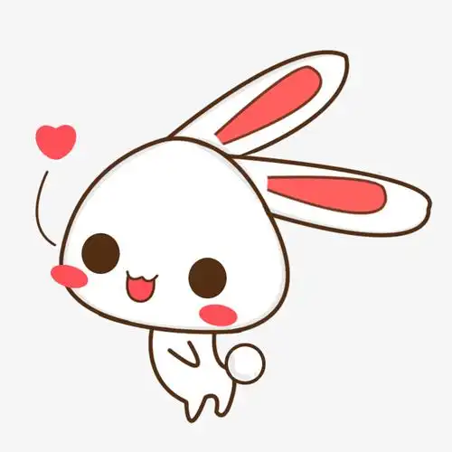 可爱兔子卡通动物装饰图案