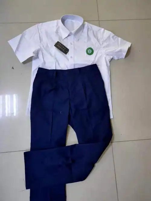 新款厦门市第六六中中学男生夏装制服工作服校服工作服
