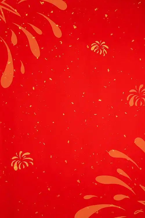 红色海报背景,喜庆,鞭炮图片素材