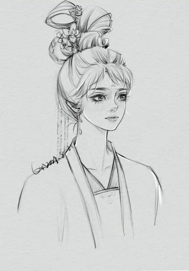 长相思小夭.#procreate绘画 #手绘 #古风人物绘画 - 抖音