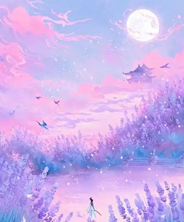 偏爱紫色系的一天