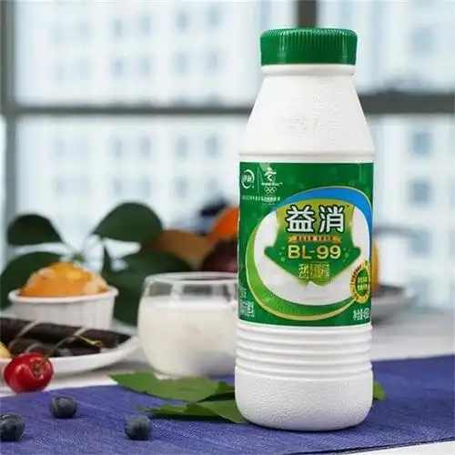 伊利益消原味风味发酵乳450g瓶