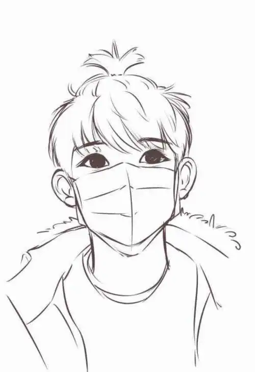 关于王源的简笔画