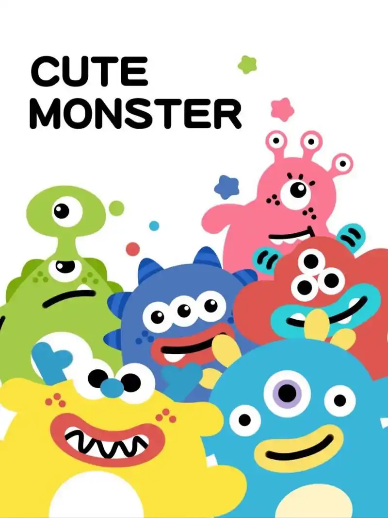 小怪兽大合照创意原创可爱插画壁纸 [庆祝]今日份可爱壁纸签收~ [赞同