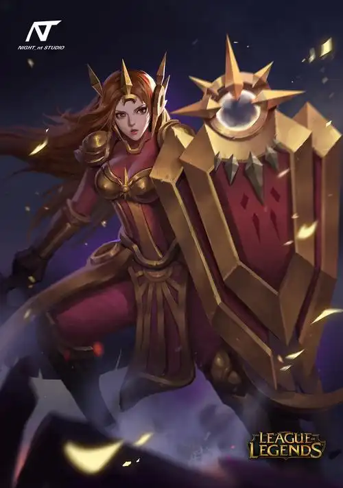 蕾欧娜同人2|插画|游戏原画|huangtang_原创作品-站酷zcool