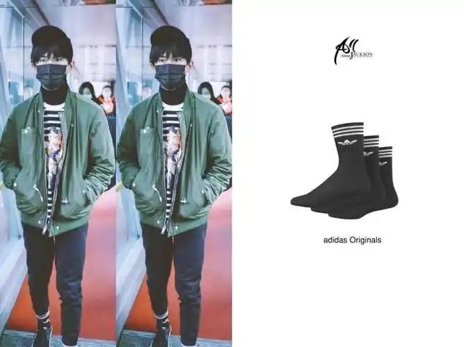 千玺时尚周他的jio上的袜子