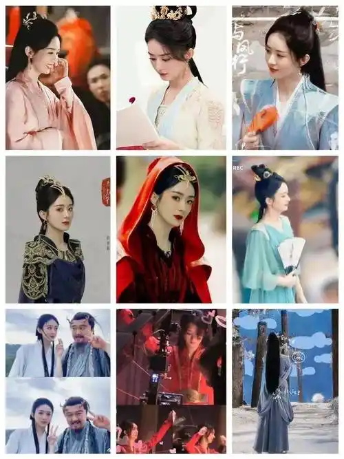 赵丽颖《与凤行》戏服造型曝光,一身红彰显女王霸气,又美又飒_林更新