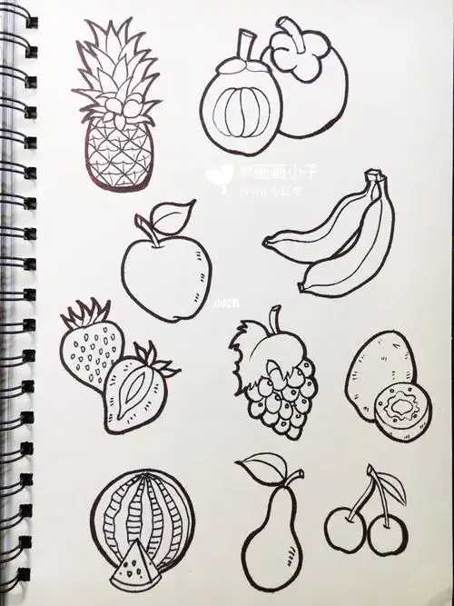 简笔画水果零基础香蕉