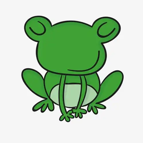 可爱青蛙卡通插画