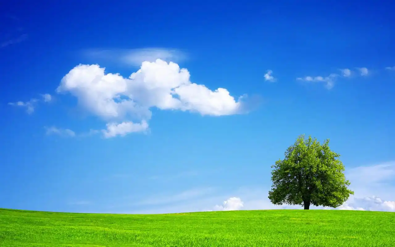 蓝天白云唯美风景图片桌面壁纸