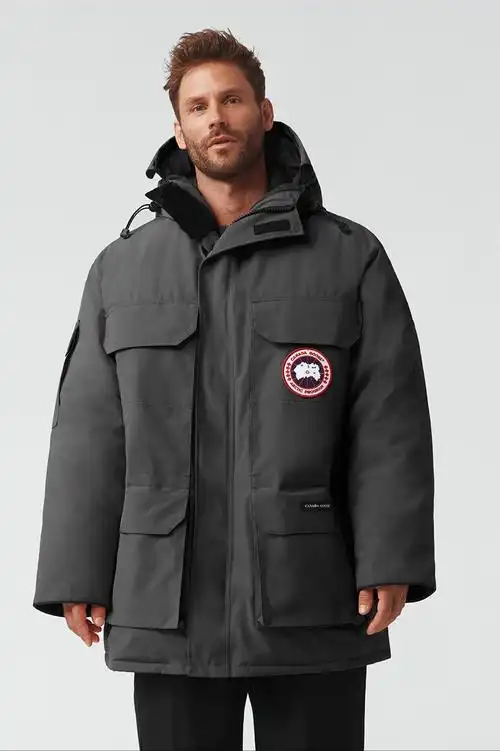 canadagoose加拿大鹅expedition派克大衣4660m大鹅羽绒服远征61黑色xl