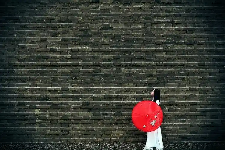 撑着油纸伞,独自彷徨在悠长又寂寥的雨巷