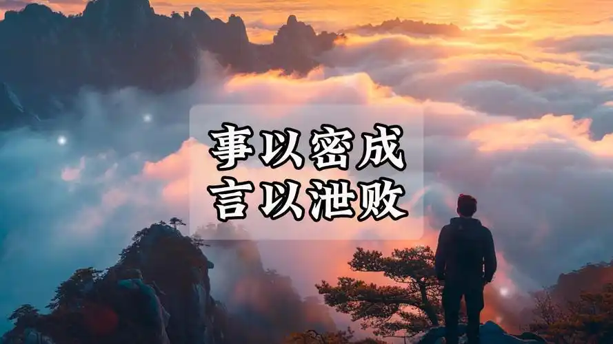 智者少言,贤者养神,事以密成,言以泄败 #良知天