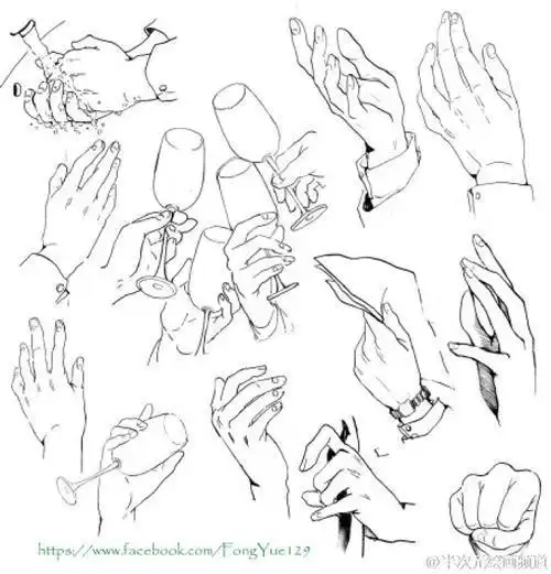 手部简笔画画法
