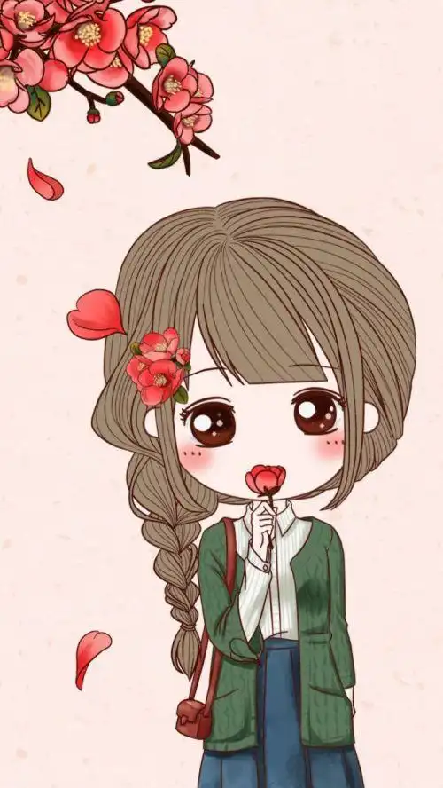 可爱萌妹子个性皮肤_卡通动漫qq皮肤_我要个性网