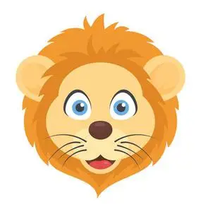 国王狮子插画-国王狮子手绘-国王狮子卡通图-摄图新视界