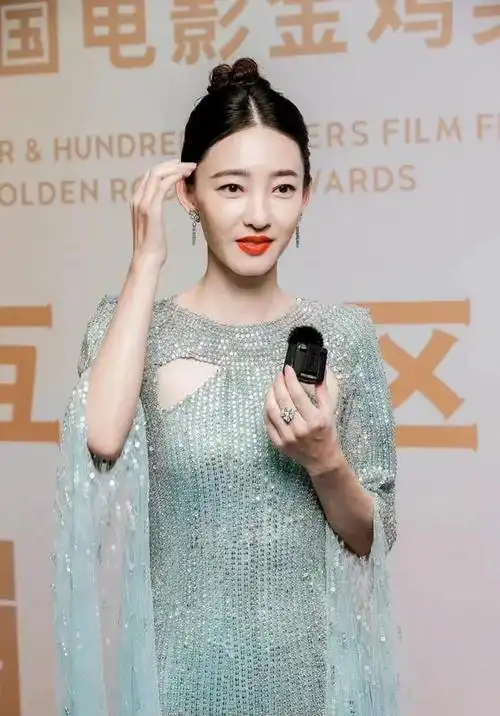 王丽坤穿薄纱衣服(王丽坤金鸡奖造型真好看)(3)