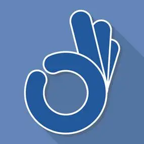 抽象的 ok 手势照片