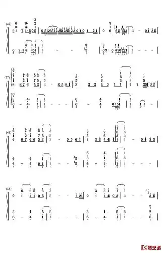 stay with me完全版钢琴简谱-数字双手-sam smith