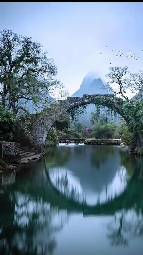 风景#枯藤老树昏鸦,小桥流水人家,古道西风瘦马.