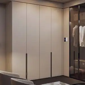 宁波工厂直销全屋衣柜门定制现代简约多层板哑光烤漆橱柜门板定做