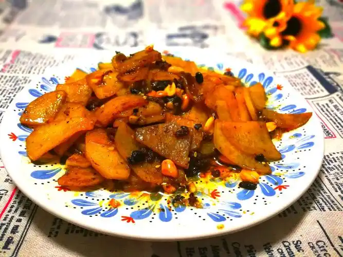 豆豉牛肉酱土豆片 豆豉牛肉酱土豆片的做法