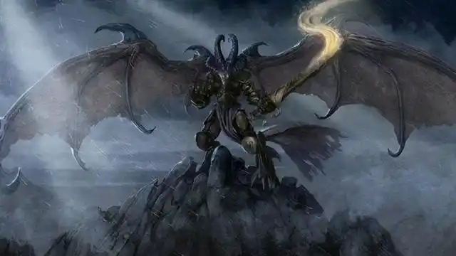 掌握地狱的魔鬼撒旦堕落天使路西法一个意图与神同等的天使