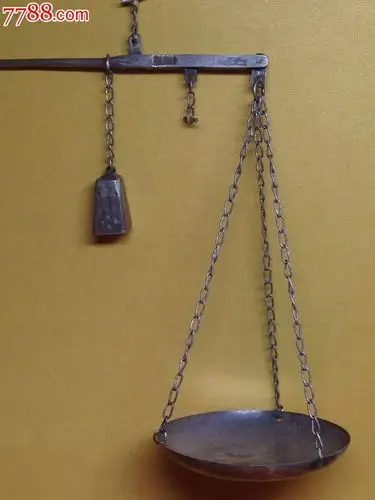 全场独一李春纹银厘等秤(旧时用来秤黄金)#关键词:银秤