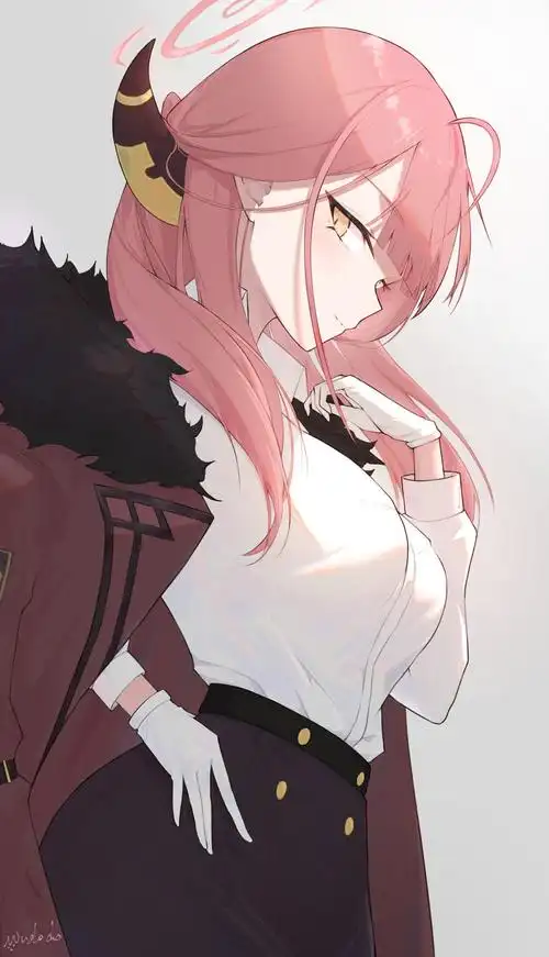 陸八魔アル插画图片壁纸