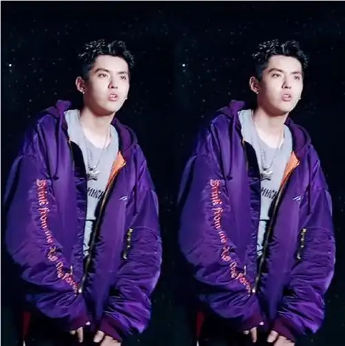 exo吴亦凡明星同款衣服五星芒魔法阵外套男女情侣款飞行服夹克潮