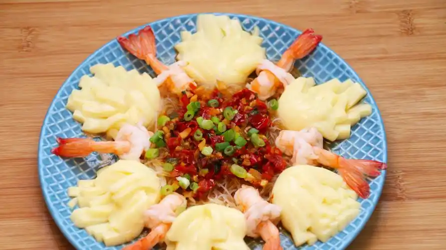 教你牡丹花开富贵做法,颜值高,寓意好,招待客人倍有面子