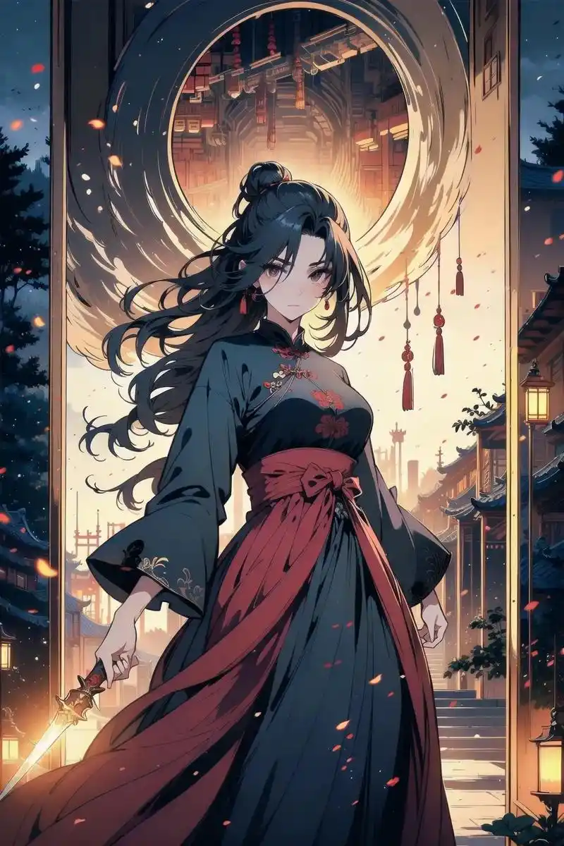 五常动画之中国风女侠.#二次元原创 #ai绘画 #ai二次元 - 抖音