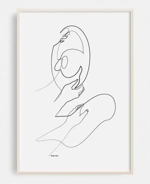 一根线一幅画 画法虽简单但意境无穷 你看到了什么?