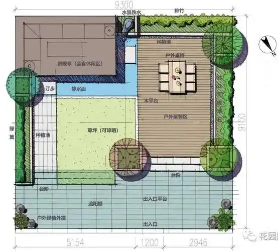 教你如何打造自己的花园艺锋庭院花园平面构思设计课3月25日开课仅剩