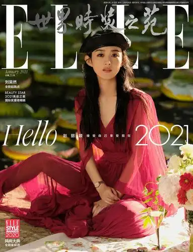 20201207赵丽颖杂志 | 采访 | 美图 | elle开年刊2021年1月号.