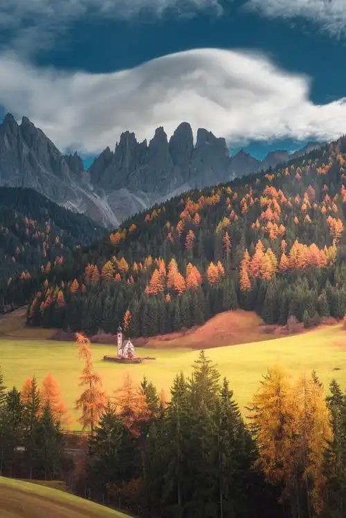 秋天的童话意大利多洛米蒂国家公园 raw:thomas看看世界 - 路过风景