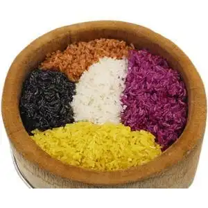 贵州花米饭云南特产五彩色大米糯米染色植物广西五色400g饭团