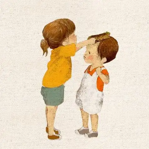 qq儿童两姐弟头像图片 女生头像图片大全 -【爱个性】